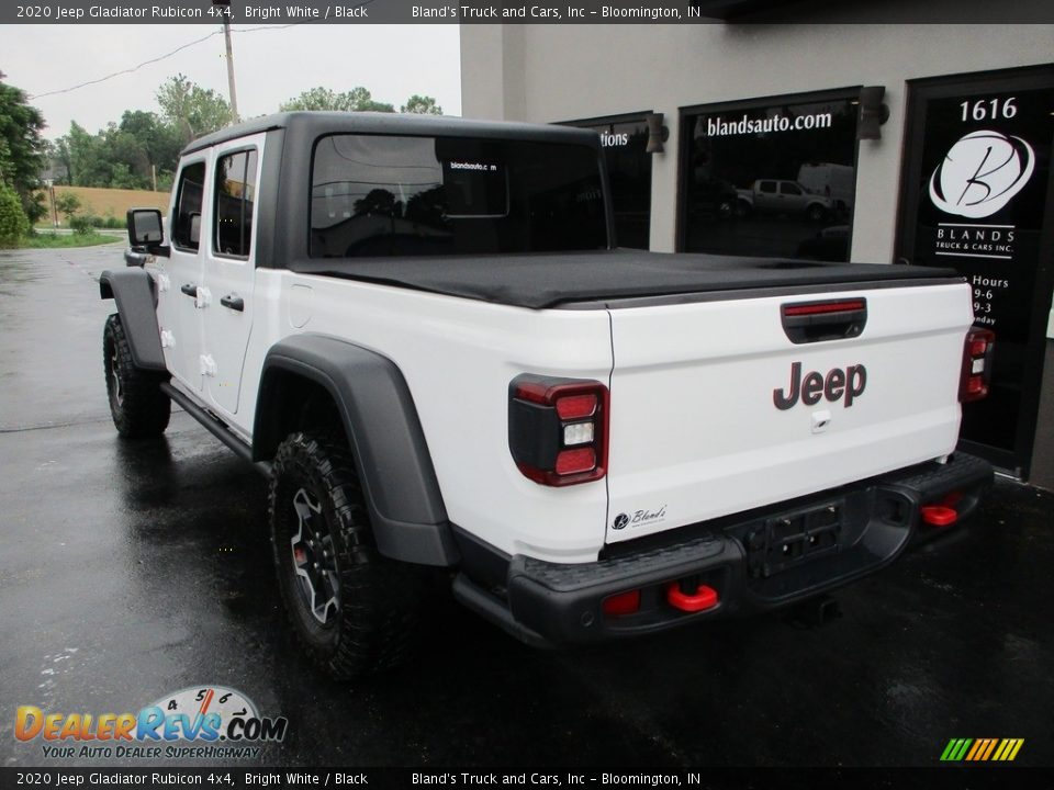 2020 Jeep Gladiator Rubicon 4x4 Bright White / Black Photo #3