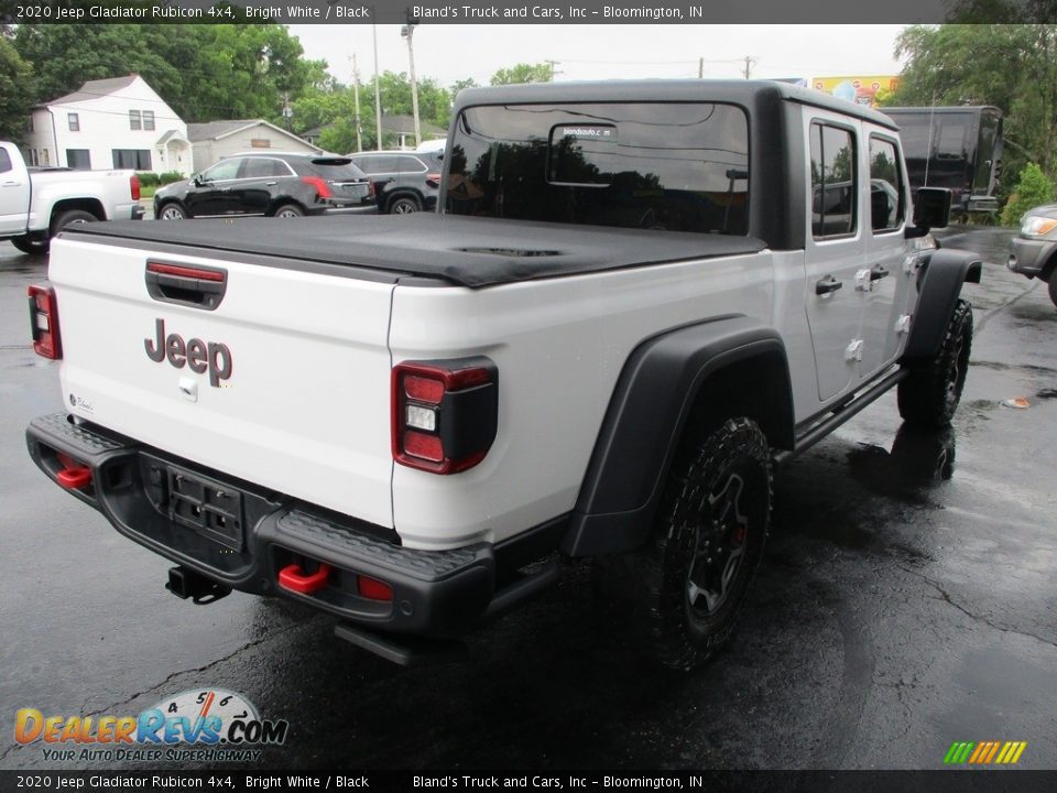 2020 Jeep Gladiator Rubicon 4x4 Bright White / Black Photo #4