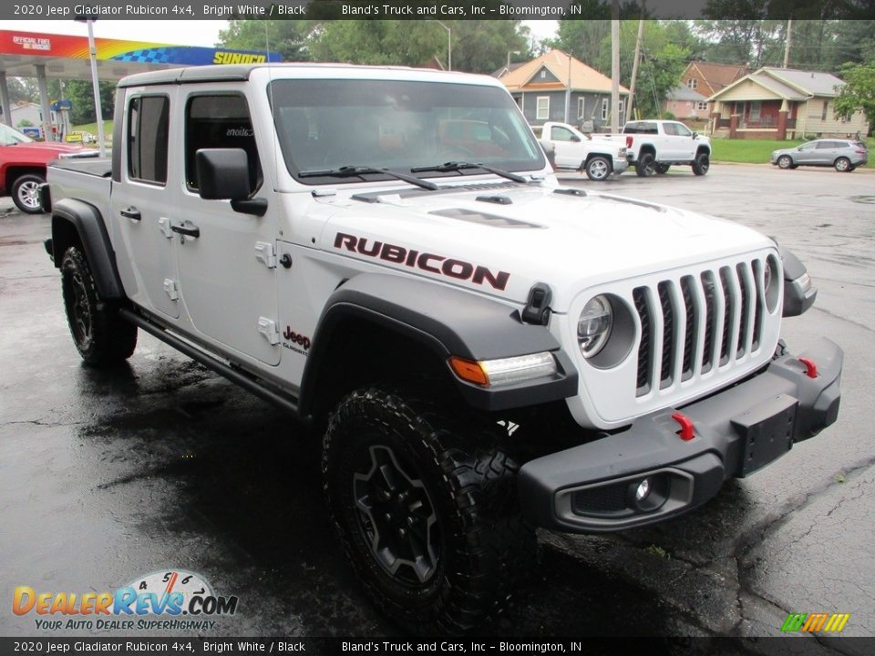 2020 Jeep Gladiator Rubicon 4x4 Bright White / Black Photo #5