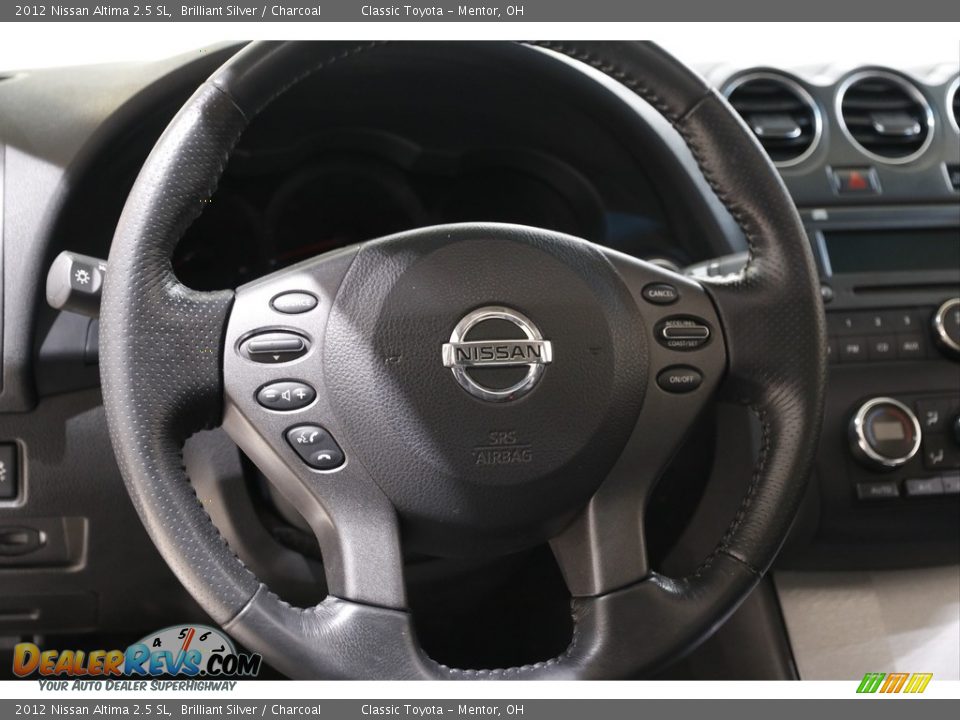 2012 Nissan Altima 2.5 SL Brilliant Silver / Charcoal Photo #7