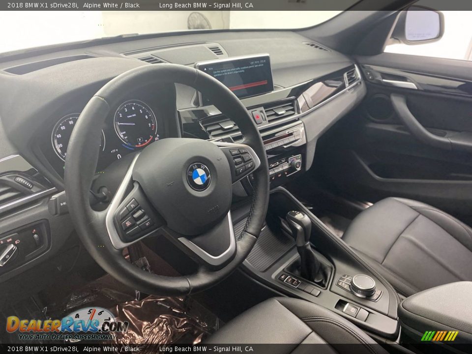 2018 BMW X1 sDrive28i Alpine White / Black Photo #16