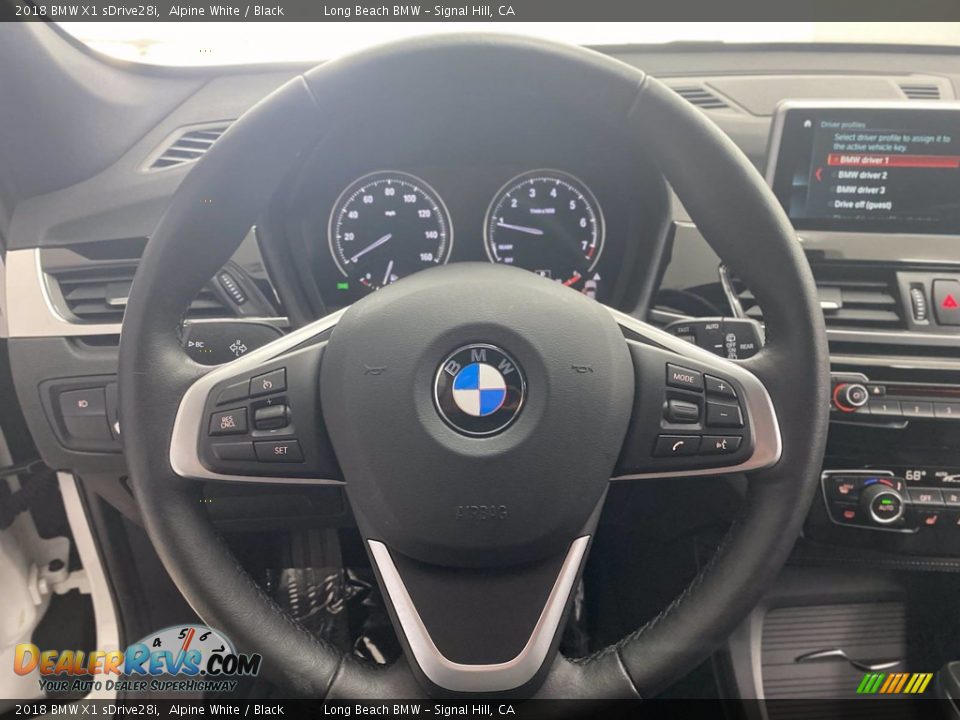 2018 BMW X1 sDrive28i Alpine White / Black Photo #18