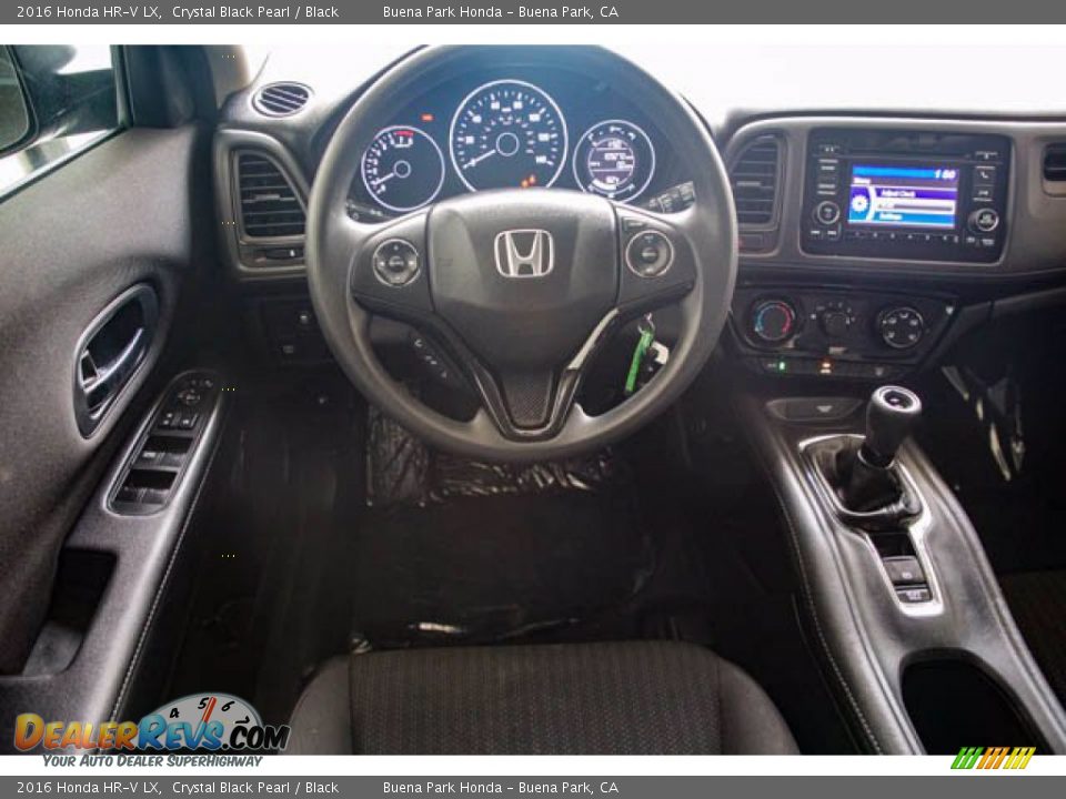 2016 Honda HR-V LX Crystal Black Pearl / Black Photo #5