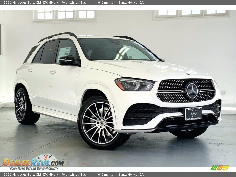 2021 Mercedes-Benz GLE 350 4Matic Polar White / Black Photo #12