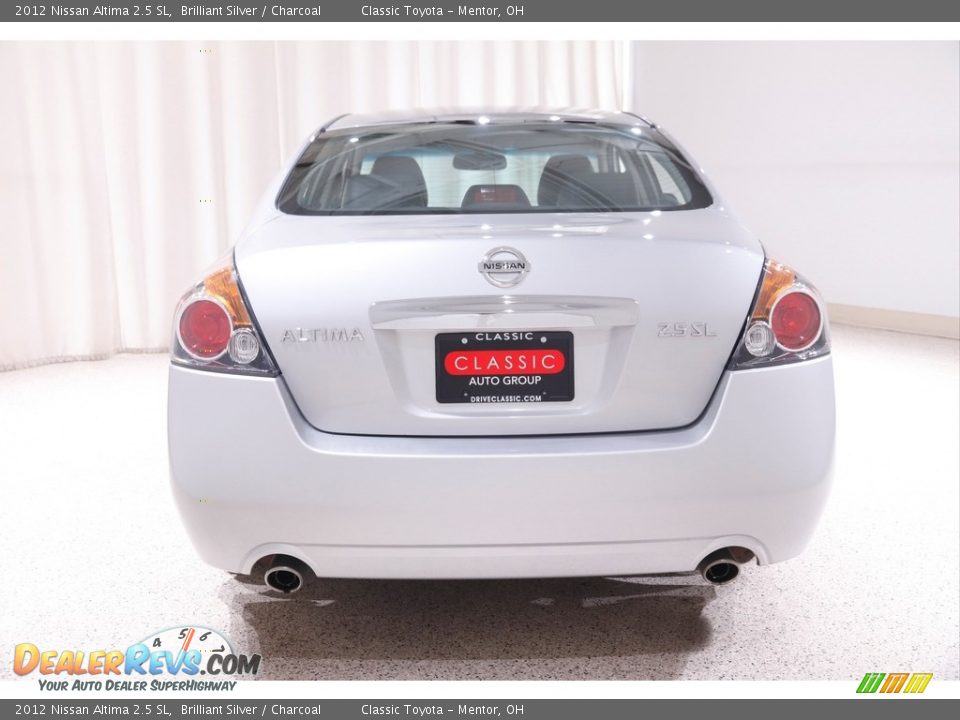 2012 Nissan Altima 2.5 SL Brilliant Silver / Charcoal Photo #15