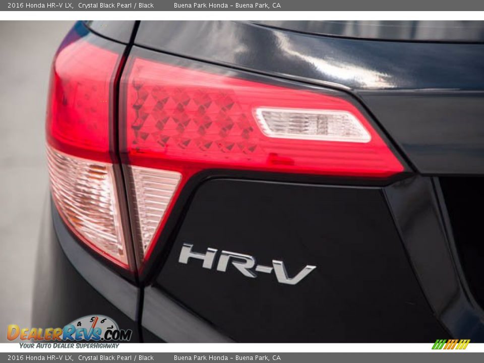 2016 Honda HR-V LX Crystal Black Pearl / Black Photo #12