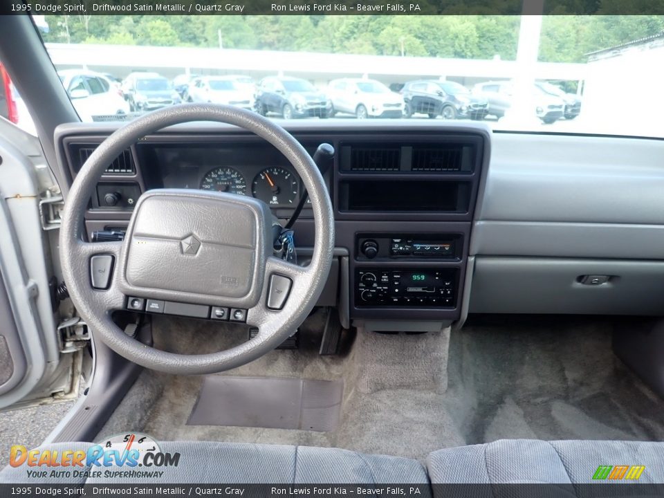 Quartz Gray Interior - 1995 Dodge Spirit  Photo #13