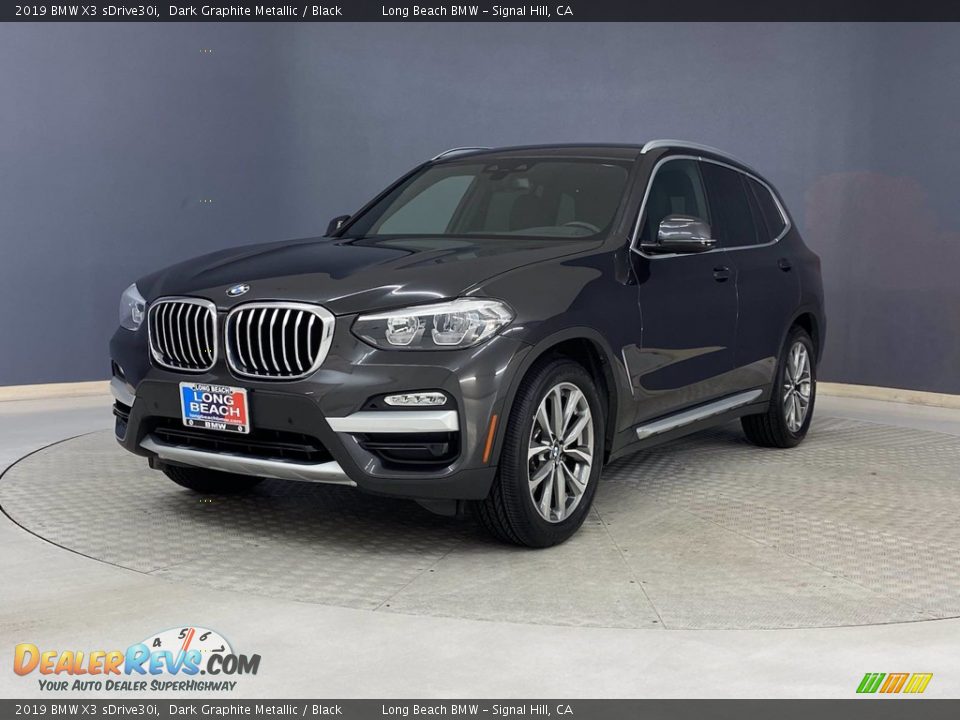 2019 BMW X3 sDrive30i Dark Graphite Metallic / Black Photo #3