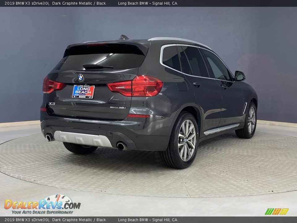 2019 BMW X3 sDrive30i Dark Graphite Metallic / Black Photo #5