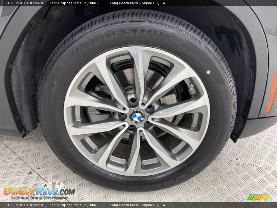 2019 BMW X3 sDrive30i Dark Graphite Metallic / Black Photo #6