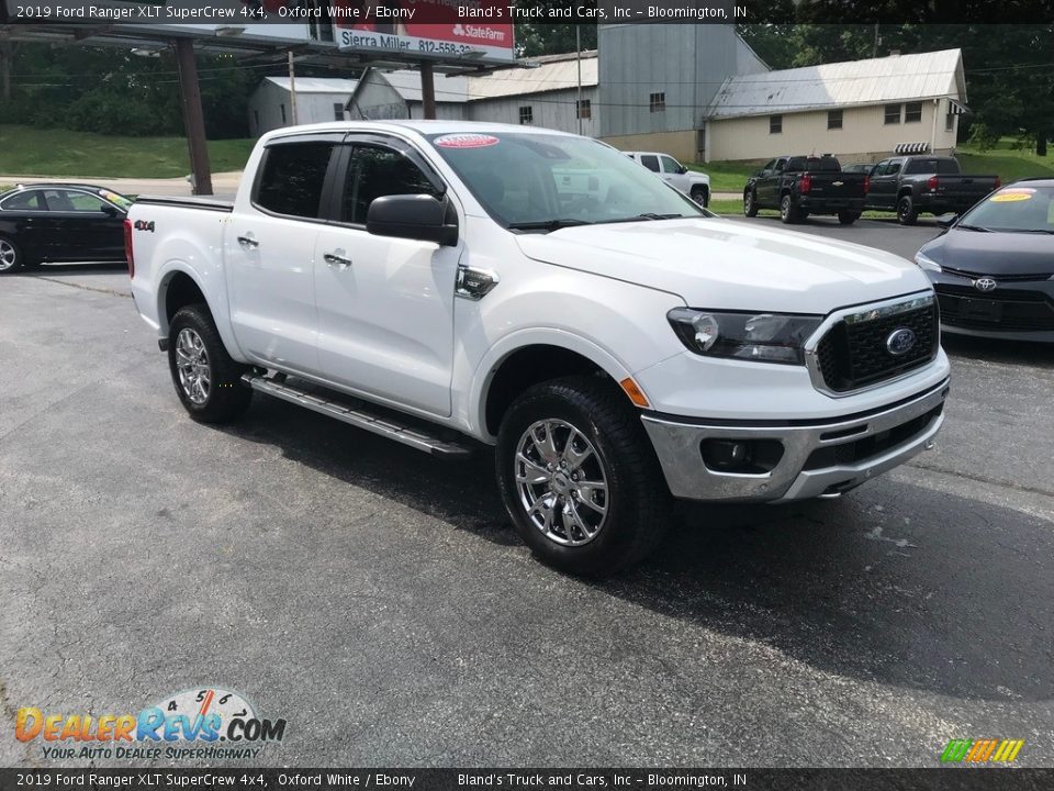 2019 Ford Ranger XLT SuperCrew 4x4 Oxford White / Ebony Photo #4