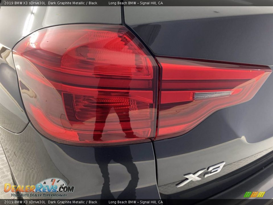 2019 BMW X3 sDrive30i Dark Graphite Metallic / Black Photo #9