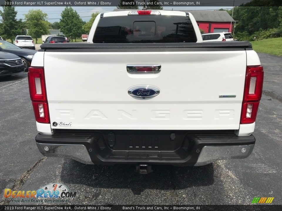 2019 Ford Ranger XLT SuperCrew 4x4 Oxford White / Ebony Photo #8