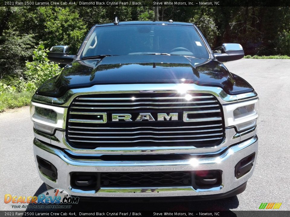 2021 Ram 2500 Laramie Crew Cab 4x4 Diamond Black Crystal Pearl / Black Photo #3