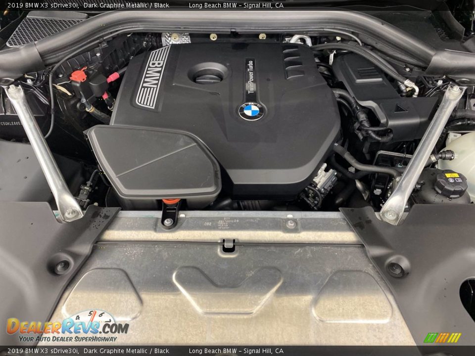 2019 BMW X3 sDrive30i Dark Graphite Metallic / Black Photo #12