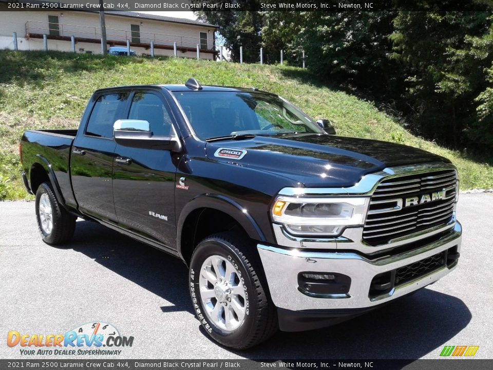 2021 Ram 2500 Laramie Crew Cab 4x4 Diamond Black Crystal Pearl / Black Photo #4