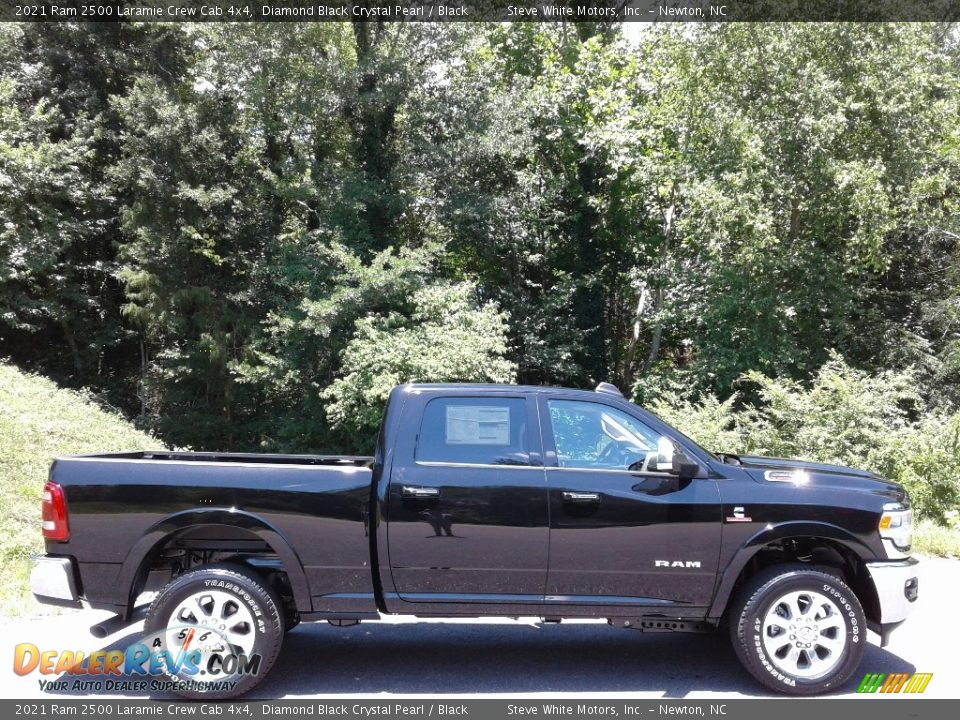 2021 Ram 2500 Laramie Crew Cab 4x4 Diamond Black Crystal Pearl / Black Photo #5