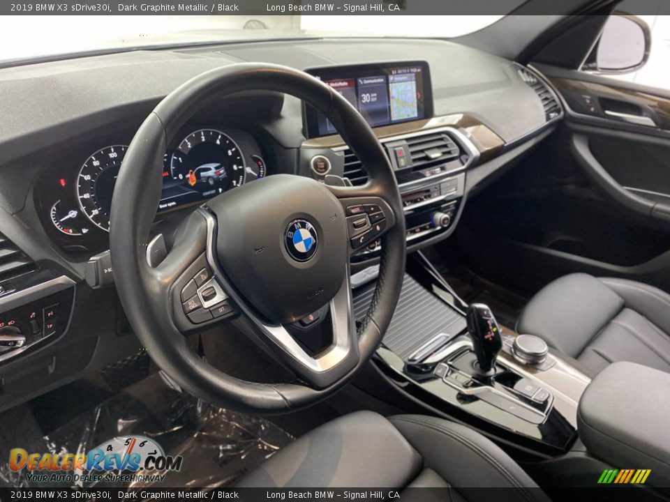 2019 BMW X3 sDrive30i Dark Graphite Metallic / Black Photo #16