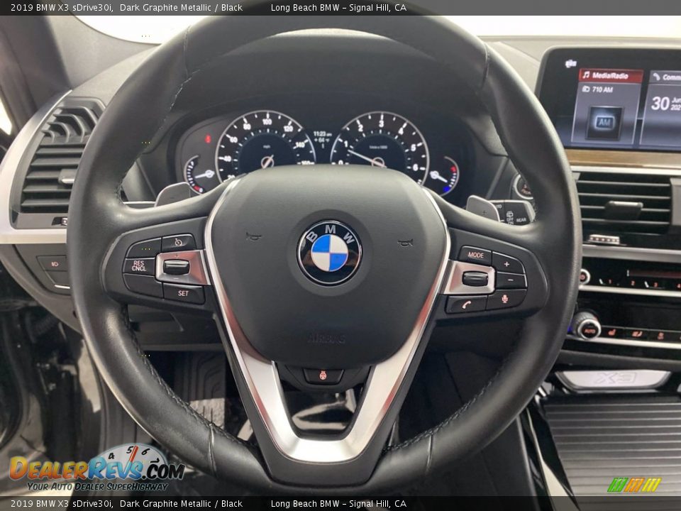 2019 BMW X3 sDrive30i Dark Graphite Metallic / Black Photo #18