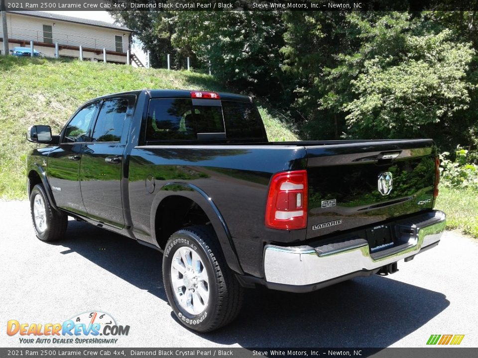 2021 Ram 2500 Laramie Crew Cab 4x4 Diamond Black Crystal Pearl / Black Photo #9