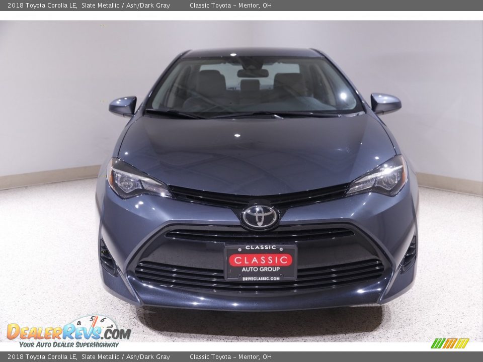 2018 Toyota Corolla LE Slate Metallic / Ash/Dark Gray Photo #2