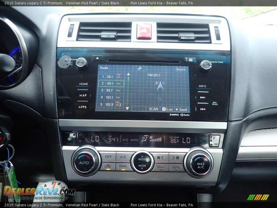 Controls of 2016 Subaru Legacy 2.5i Premium Photo #18