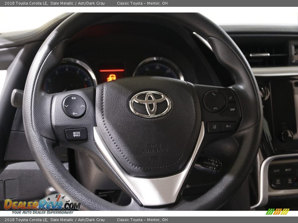 2018 Toyota Corolla LE Slate Metallic / Ash/Dark Gray Photo #7