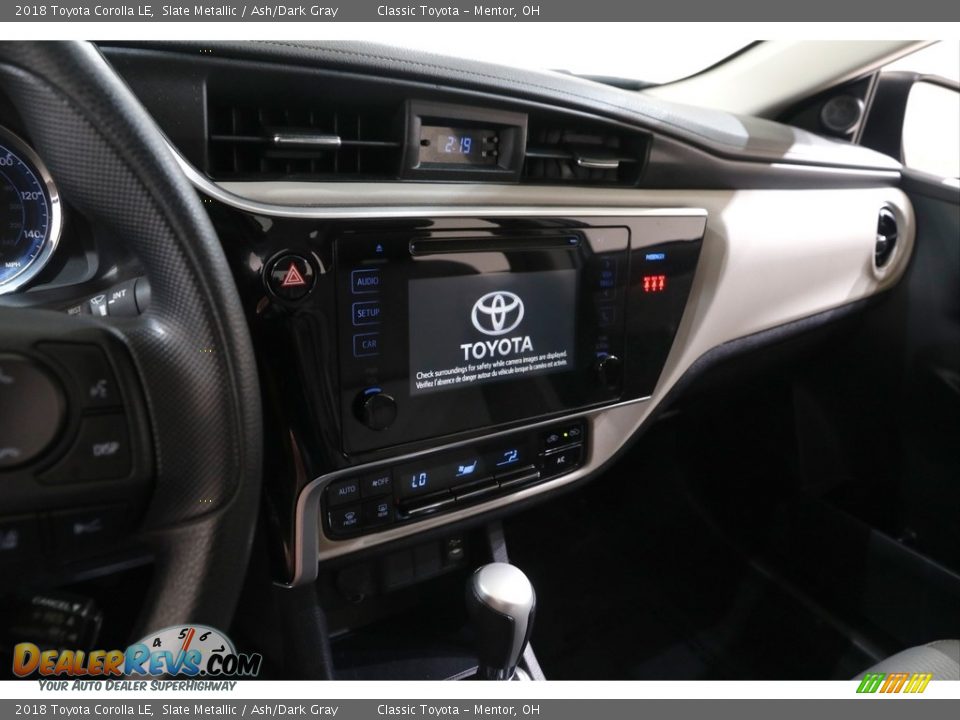 2018 Toyota Corolla LE Slate Metallic / Ash/Dark Gray Photo #9