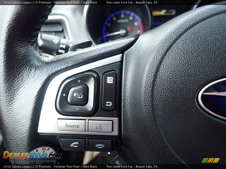 2016 Subaru Legacy 2.5i Premium Steering Wheel Photo #23