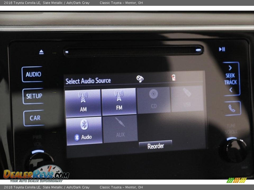 2018 Toyota Corolla LE Slate Metallic / Ash/Dark Gray Photo #10