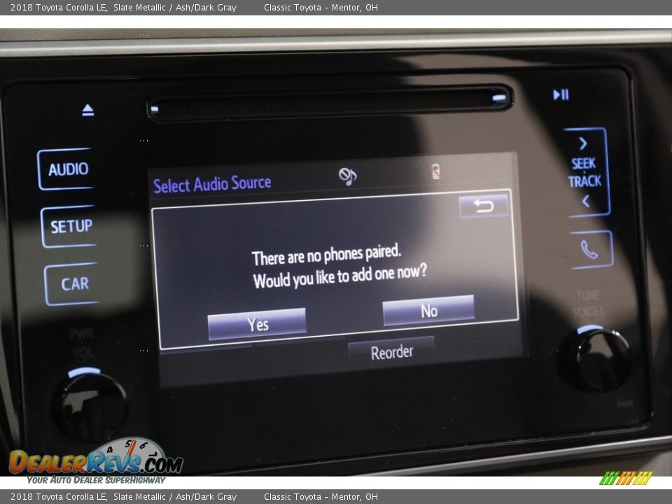 2018 Toyota Corolla LE Slate Metallic / Ash/Dark Gray Photo #11