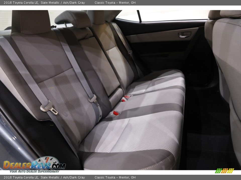 2018 Toyota Corolla LE Slate Metallic / Ash/Dark Gray Photo #14