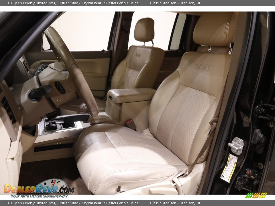 2010 Jeep Liberty Limited 4x4 Brilliant Black Crystal Pearl / Pastel Pebble Beige Photo #5