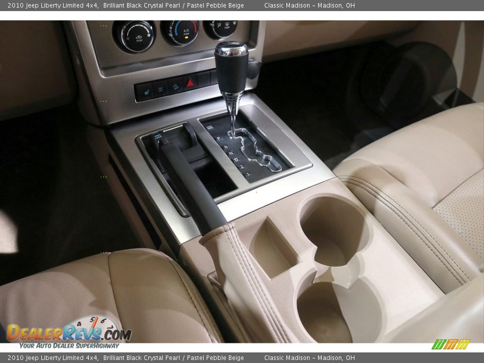 2010 Jeep Liberty Limited 4x4 Brilliant Black Crystal Pearl / Pastel Pebble Beige Photo #11