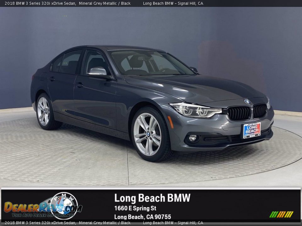 2018 BMW 3 Series 320i xDrive Sedan Mineral Grey Metallic / Black Photo #1