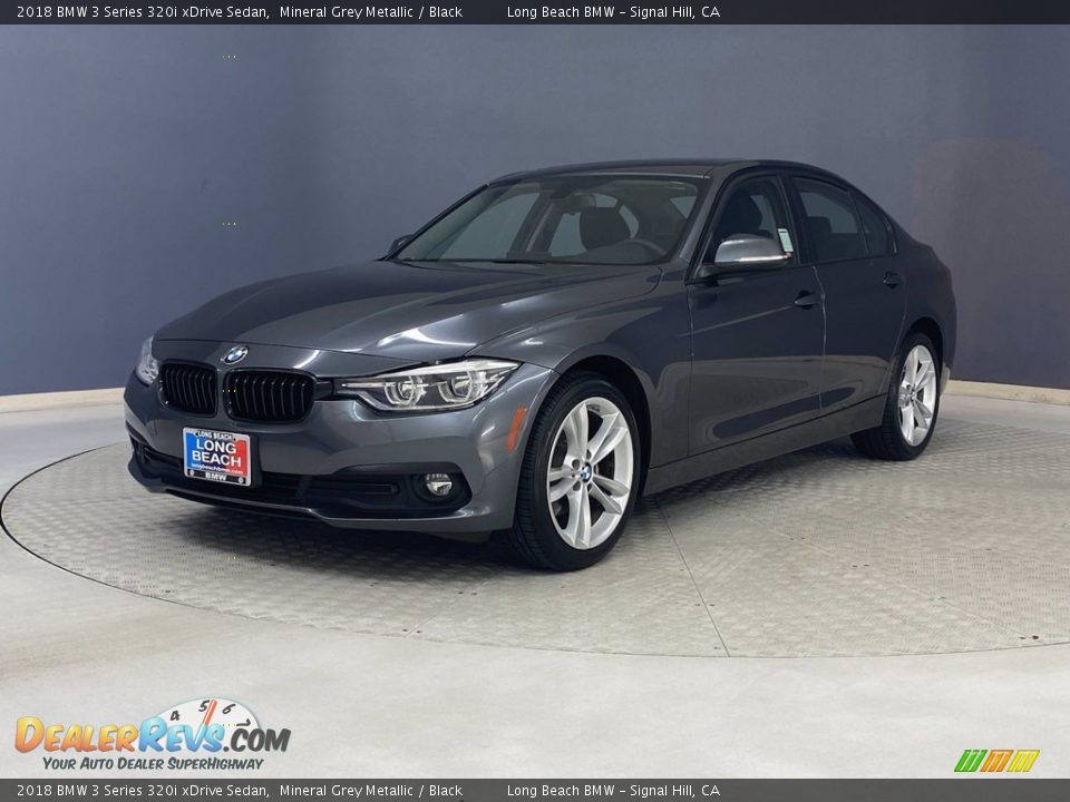 2018 BMW 3 Series 320i xDrive Sedan Mineral Grey Metallic / Black Photo #3