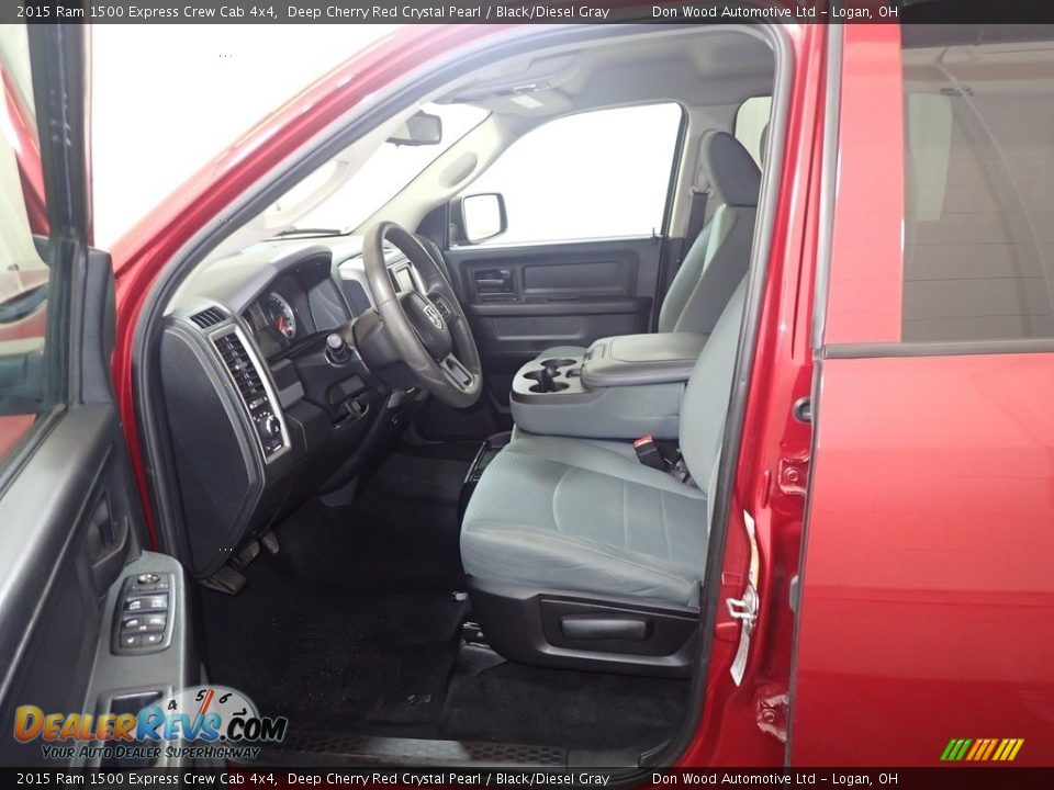 Front Seat of 2015 Ram 1500 Express Crew Cab 4x4 Photo #18