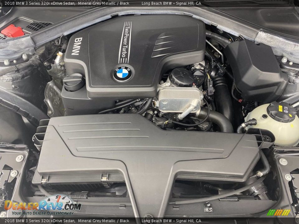 2018 BMW 3 Series 320i xDrive Sedan Mineral Grey Metallic / Black Photo #12