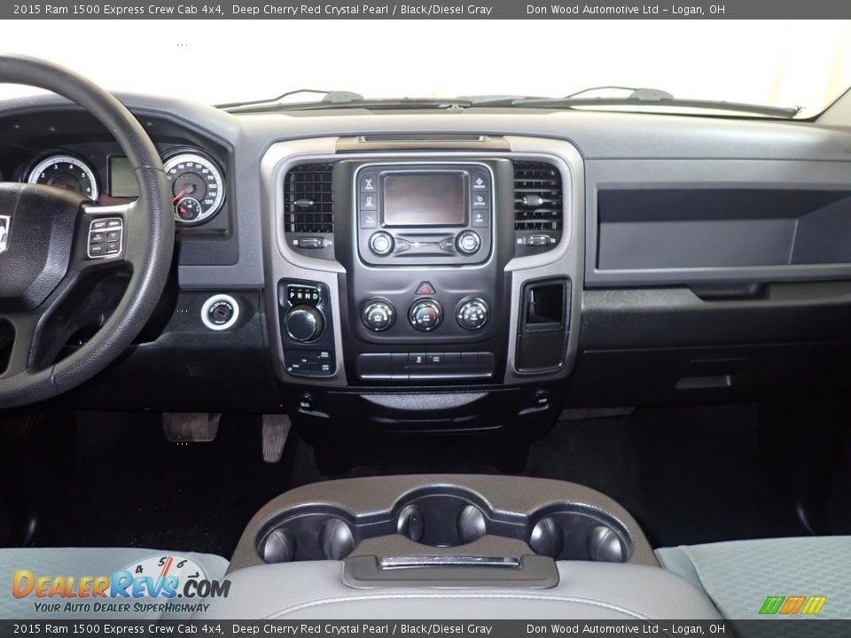 Dashboard of 2015 Ram 1500 Express Crew Cab 4x4 Photo #21