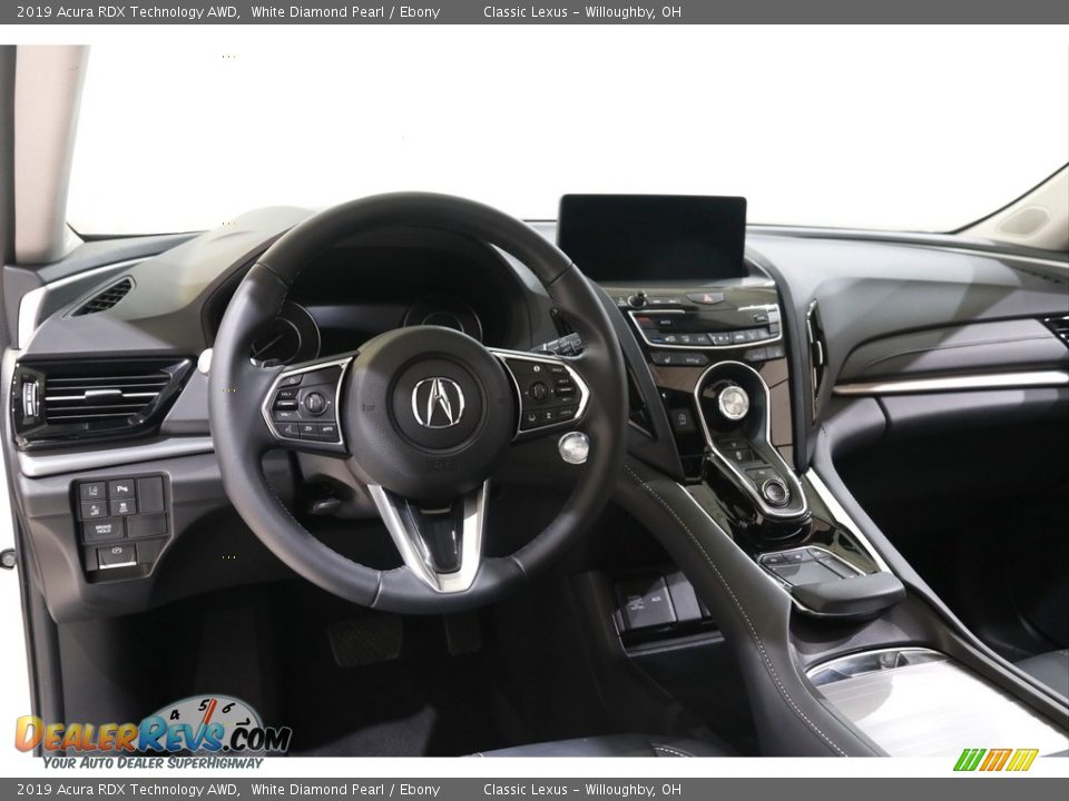 2019 Acura RDX Technology AWD White Diamond Pearl / Ebony Photo #6