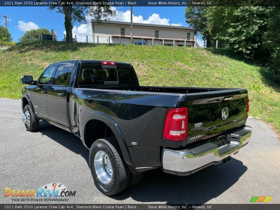 2021 Ram 3500 Laramie Crew Cab 4x4 Diamond Black Crystal Pearl / Black Photo #9