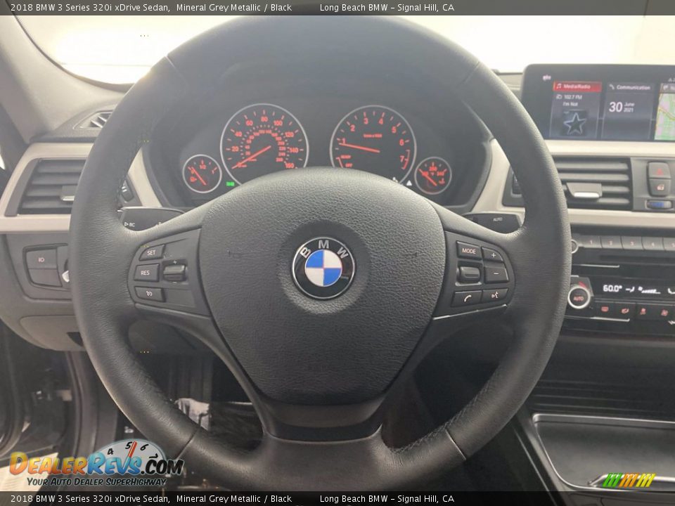 2018 BMW 3 Series 320i xDrive Sedan Mineral Grey Metallic / Black Photo #18
