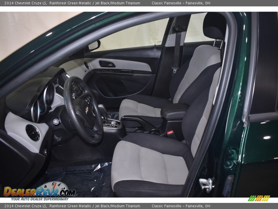 2014 Chevrolet Cruze LS Rainforest Green Metallic / Jet Black/Medium Titanium Photo #6