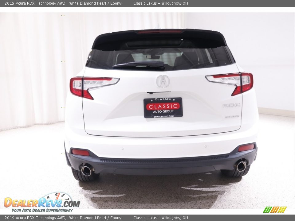 2019 Acura RDX Technology AWD White Diamond Pearl / Ebony Photo #20