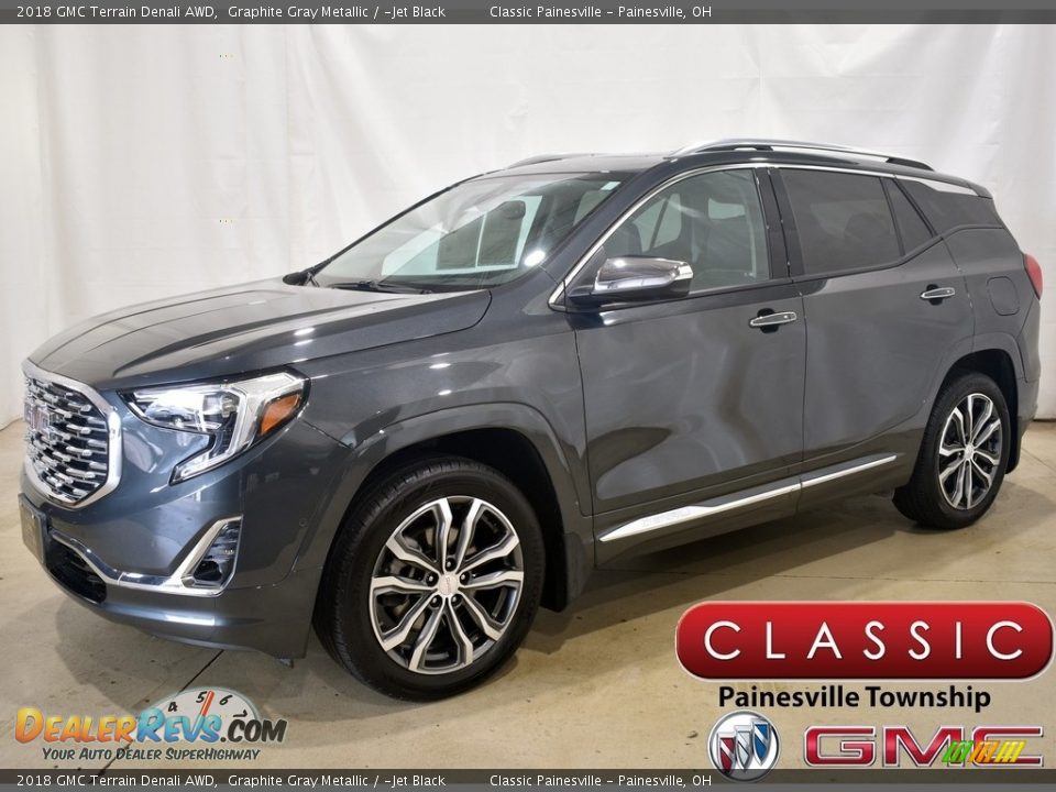 2018 GMC Terrain Denali AWD Graphite Gray Metallic / ­Jet Black Photo #1