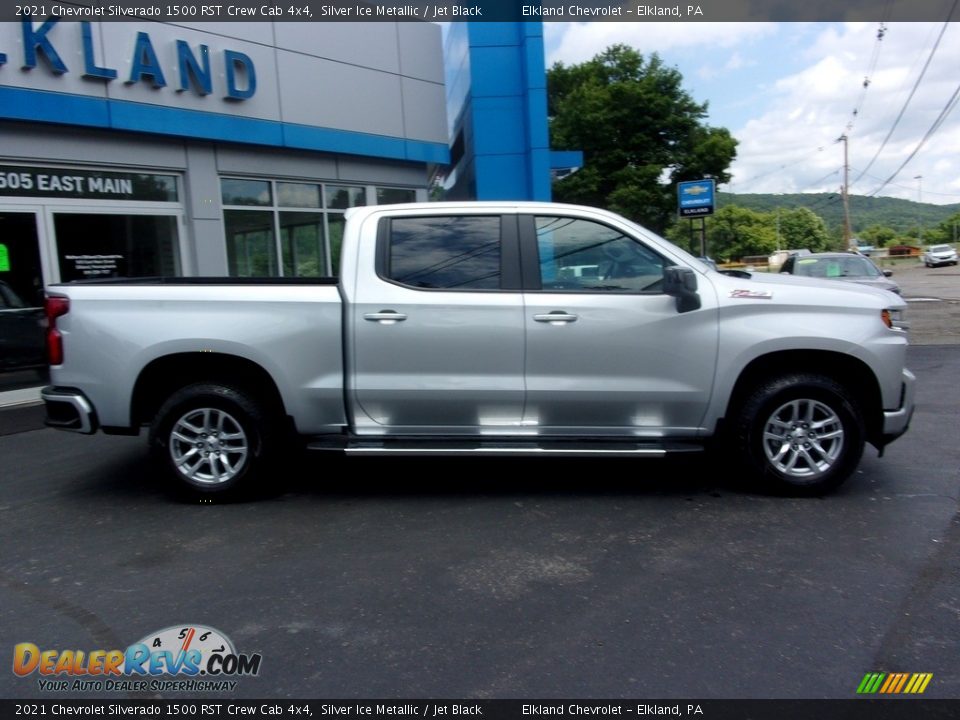 2021 Chevrolet Silverado 1500 RST Crew Cab 4x4 Silver Ice Metallic / Jet Black Photo #2