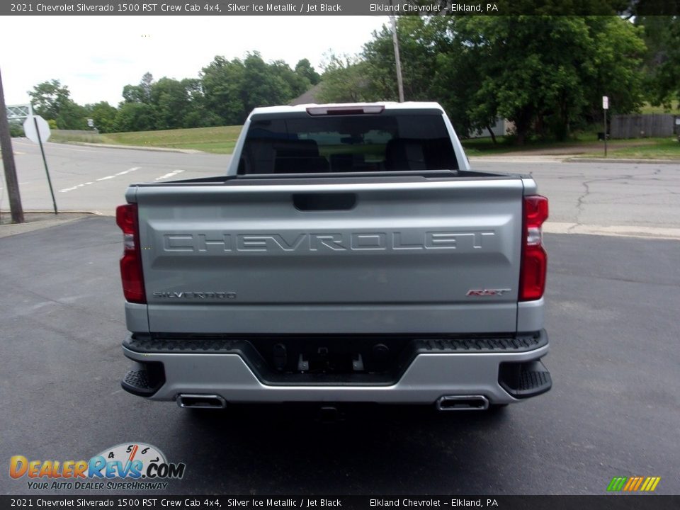 2021 Chevrolet Silverado 1500 RST Crew Cab 4x4 Silver Ice Metallic / Jet Black Photo #4