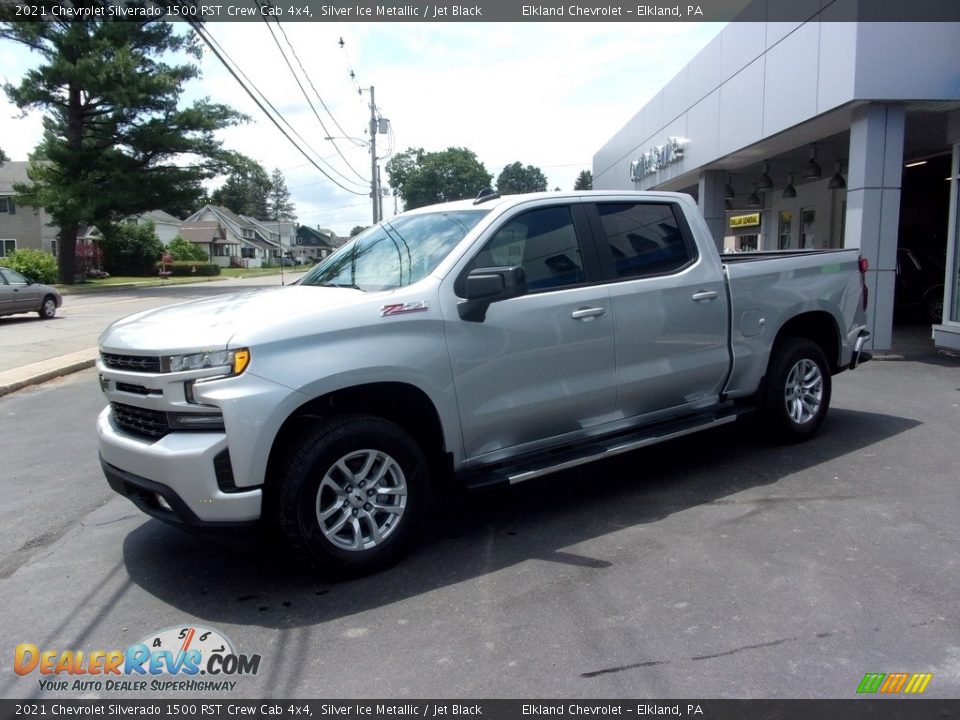 2021 Chevrolet Silverado 1500 RST Crew Cab 4x4 Silver Ice Metallic / Jet Black Photo #7