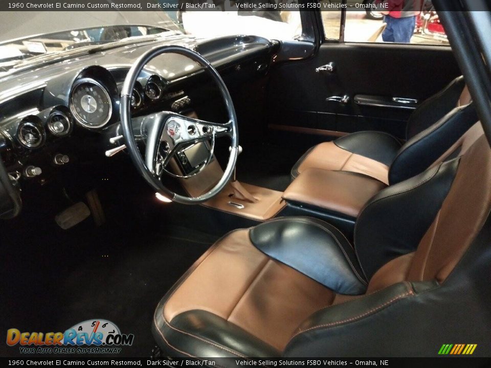 Black/Tan Interior - 1960 Chevrolet El Camino Custom Restomod Photo #3