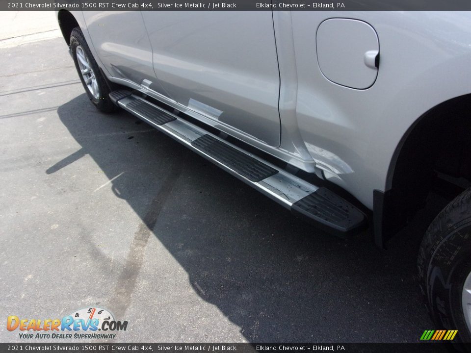 2021 Chevrolet Silverado 1500 RST Crew Cab 4x4 Silver Ice Metallic / Jet Black Photo #13